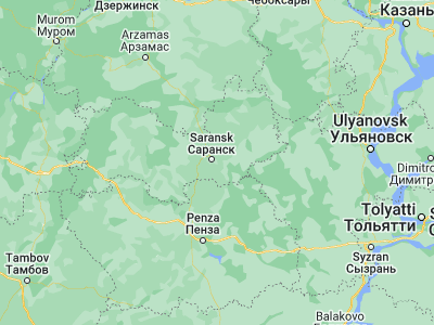Map showing location of Lukhovka (54.14844, 45.25728)