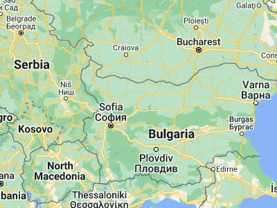 Map showing location of Lukovit (43.2, 24.16667)