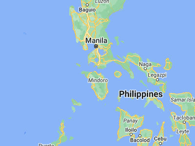 Map showing location of Lumangbayan (13.419, 121.0348)