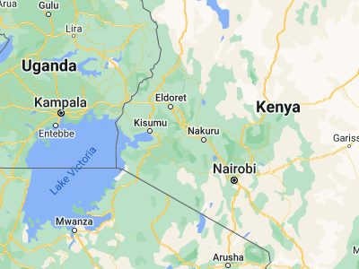Map showing location of Lumbwa (-0.19675, 35.46847)
