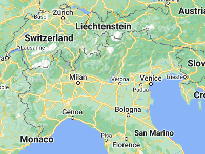 Map showing location of Lumezzane (45.64788, 10.26487)