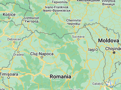 Map showing location of Lunca Ilvei (47.36667, 24.98333)