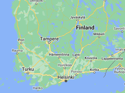 Map showing location of Luopioinen (61.36667, 24.66667)