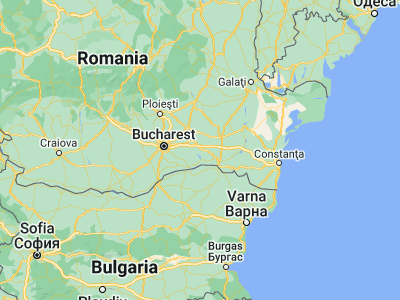 Map showing location of Lupşanu (44.38333, 26.9)