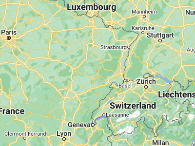 Map showing location of Luxeuil-les-Bains (47.8171, 6.365)