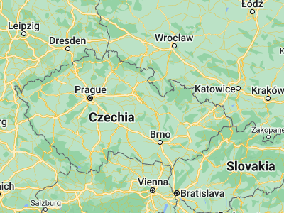 Map showing location of Luže (49.89341, 16.0285)