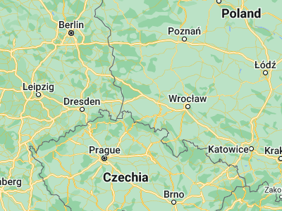 Map showing location of Lwówek Śląski (51.11074, 15.58582)