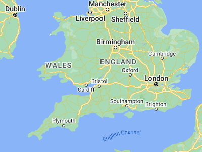 Map showing location of Lydney (51.72598, -2.52605)