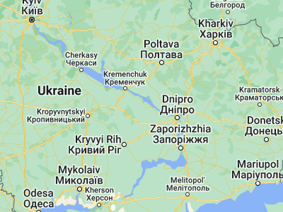 Map showing location of Lykhivka (48.68735, 33.92279)