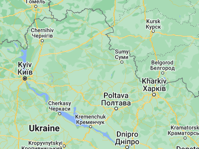 Map showing location of Lypova Dolyna (50.56428, 33.79793)