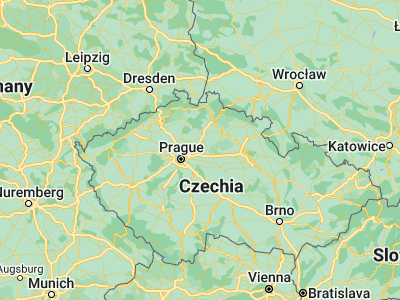 Map showing location of Lysá nad Labem (50.20143, 14.83281)