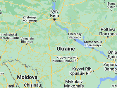 Map showing location of Lysyanka (49.25229, 30.82946)