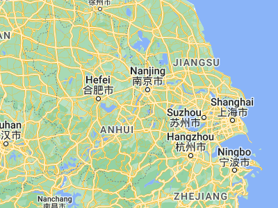 Map showing location of Ma’anshan (31.68579, 118.51008)