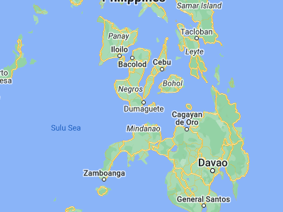 Map showing location of Maayong Tubig (9.1672, 123.2469)