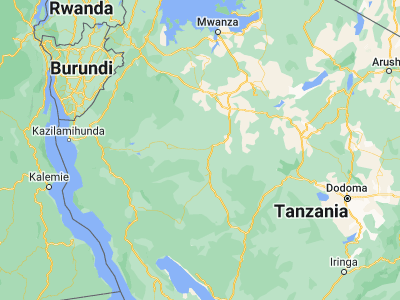 Map showing location of Mabama (-5.13333, 32.53333)