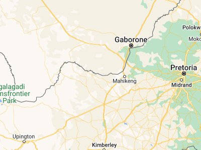 Map showing location of Mabuli (-25.78333, 24.6)