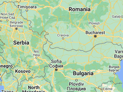 Map showing location of Măceşu de Sus (43.91667, 23.7)