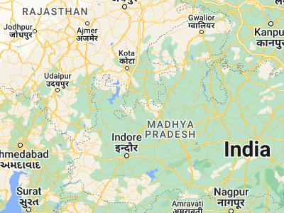 Map showing location of Māchalpur (24.12735, 76.31592)