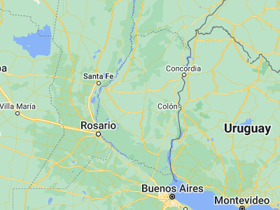 Map showing location of Maciá (-32.1722, -59.39947)