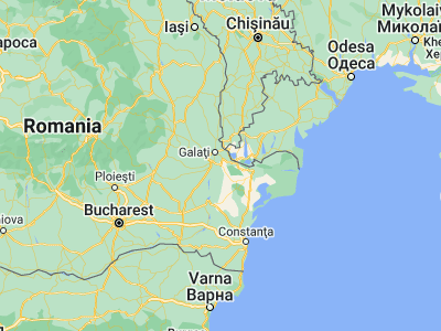 Map showing location of Măcin (45.24371, 28.13564)