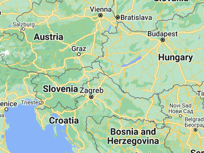 Map showing location of Mačkovec (46.42417, 16.43361)