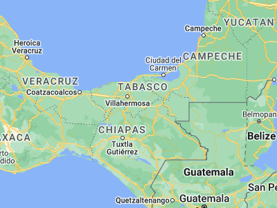 Map showing location of Macuspana (17.76152, -92.5965)
