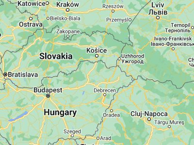 Map showing location of Mád (48.2, 21.28333)