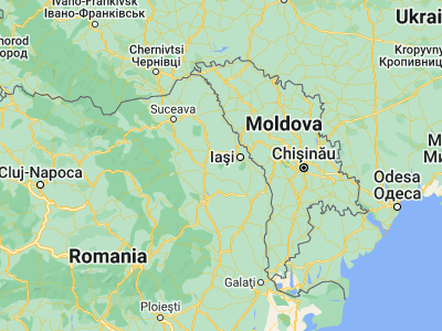 Map showing location of Mădârjac (47.05, 27.25)