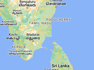 Map showing location of Madukkūr (10.48333, 79.4)