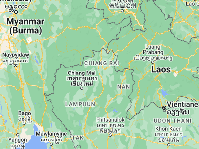 Map showing location of Mae Chai (19.34597, 99.814)