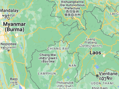 Map showing location of Mae Chan (20.14675, 99.85256)
