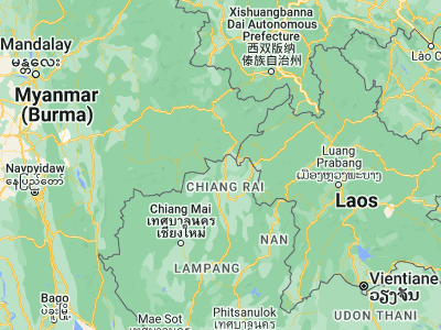 Map showing location of Mae Fa Luang (20.26628, 99.79846)