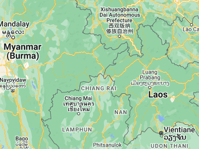Map showing location of Mae Sai (20.43353, 99.87617)