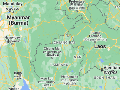 Map showing location of Mae Suai (19.65633, 99.54367)