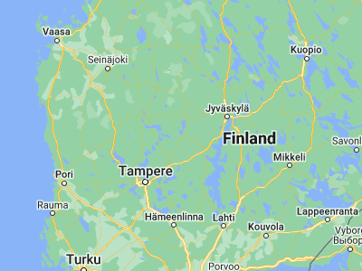 Map showing location of Mänttä (62.03014, 24.62791)