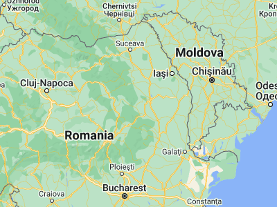 Map showing location of Măgireşti (46.51667, 26.55)