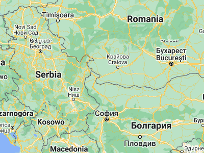 Map showing location of Maglavit (44.03333, 23.1)