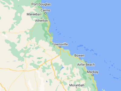 Map showing location of Magnetic Island (-19.15514, 146.8485)