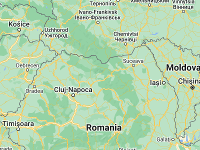 Map showing location of Măgura Ilvei (47.38333, 24.8)