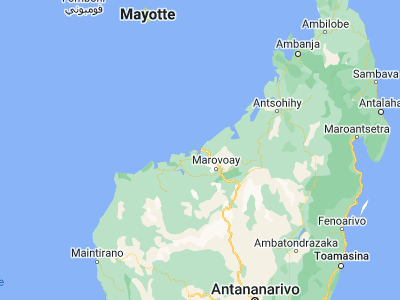 Map showing location of Mahajanga (-15.71667, 46.31667)