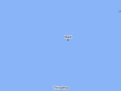 Map showing location of Mahibadhoo (3.78333, 72.96667)