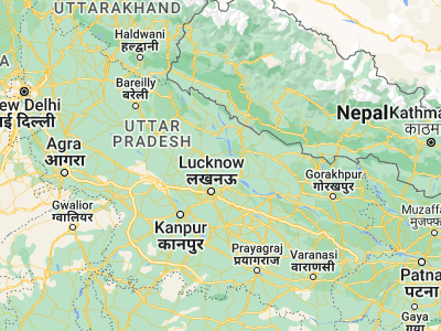 Map showing location of Mahmūdābād (27.2976, 81.12399)