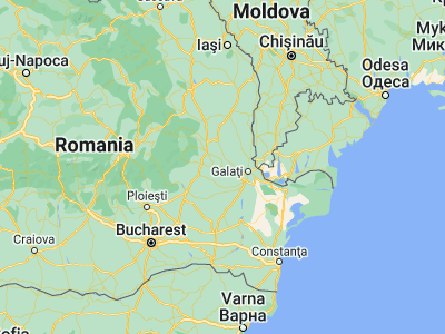 Map showing location of Măicăneşti (45.5, 27.5)