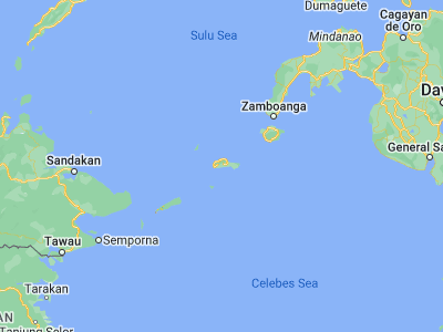Map showing location of Maimbung (5.9272, 121.02935)