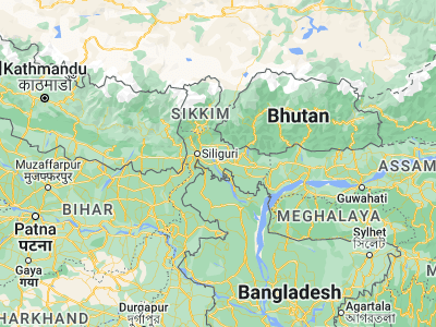 Map showing location of Maināguri (26.56263, 88.8204)