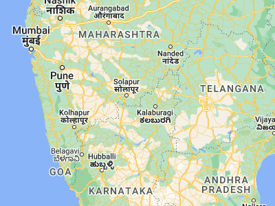 Map showing location of Maindargi (17.46667, 76.3)