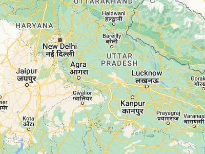 Map showing location of Mainpuri (27.23, 79.02882)