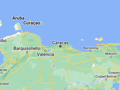 Map showing location of Maiquetía (10.59621, -66.95485)