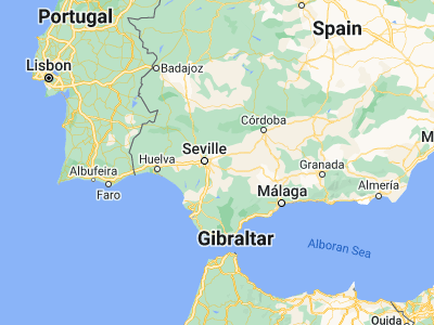 Map showing location of Mairena del Alcor (37.37301, -5.74952)