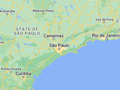 Map showing location of Mairiporã (-23.31861, -46.58667)